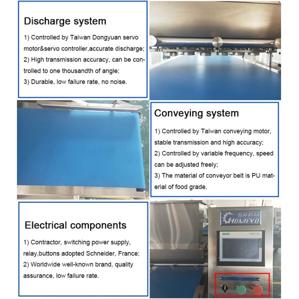 Energy Saving Mono Formatic Cookie Depositor Baking Equipment