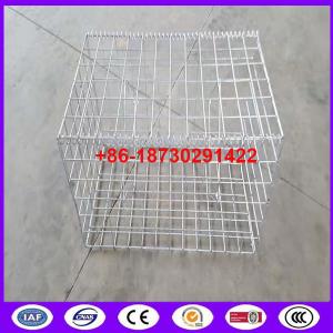 Wholesale Hot Dipped Galvanized Welded Mesh Gabion For Retaining Wall to construct a rip rap extending from a concrete port from china suppliers