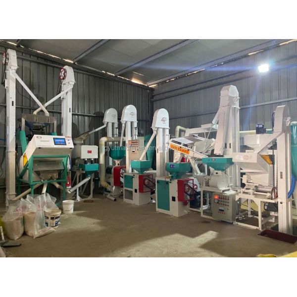 Commercial Rice Mill Machinery for 50tpd Rice Milling Processing Raw Material Rice