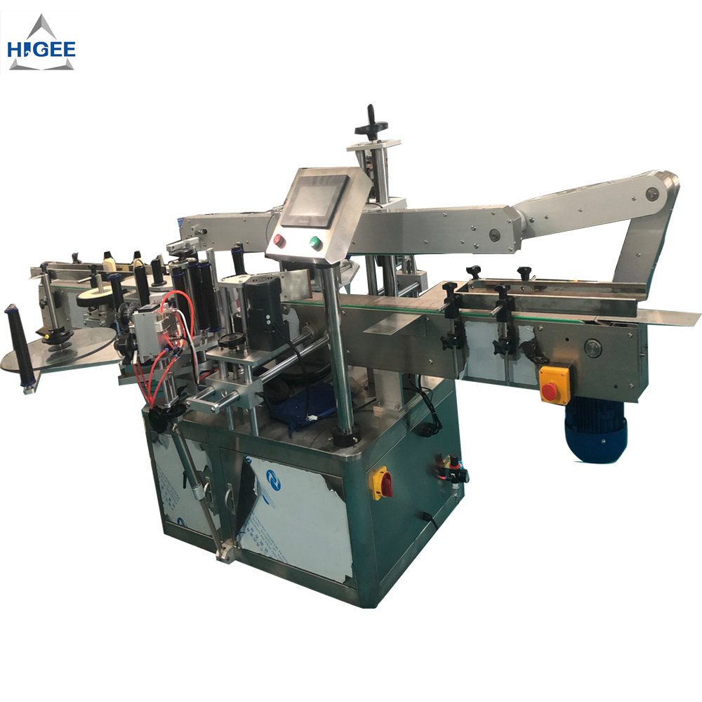 Shampoo Sticker Labeling Machine Double Sided Customized With High Accuracy