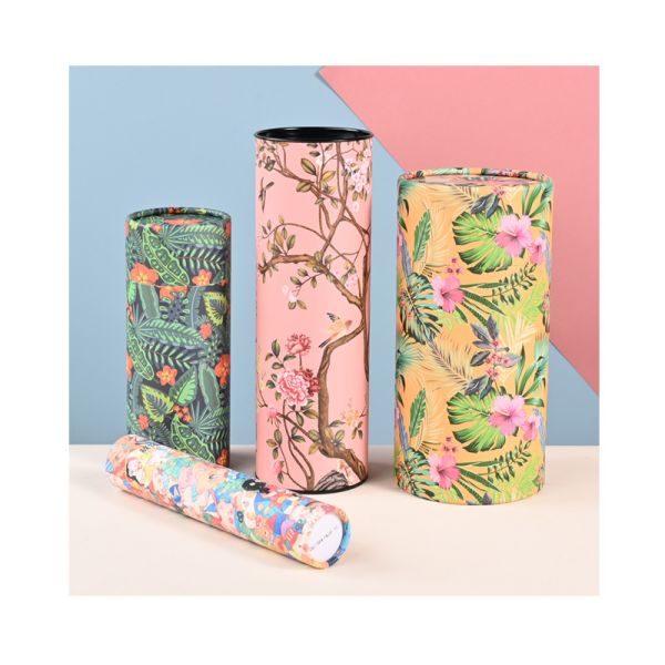 Custom Printed Cosmetic Essential Oil Paper Tubes Shipment and Customized for Your Business