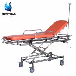 China Aluminum Alloy MRI Patient Stretcher Non Magnetic Bed Transport Examination In Hospital for sale