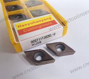 Wholesale CNC Boring Inserts Wc-Co PVD Coating DCGT11T302EL-U HYJ308，Suitable For Machining Steels And Cast Irons from china suppliers