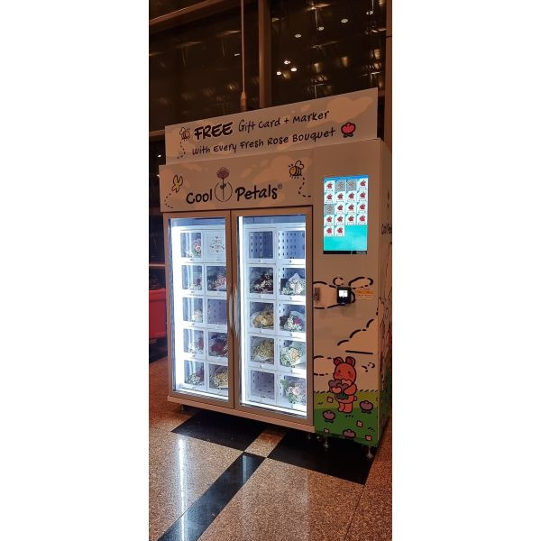 Convenient And High-Tech Locker Vending Machine For Shopping Mall Customizable 40 Lockers
