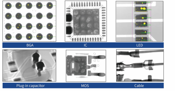 Unicomp 110KV X-ray Inspection for MOSFET Void Detection and Reliability Analysis AX8300MAX