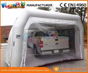 China PVC Tarpaulin Inflatable Party Tent Paint Spray Booth Inflatable Car Wash Tent on sale