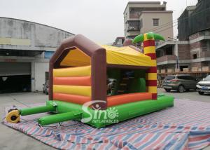 Wholesale 21x13 Kids Jungle Monkey Inflatable Combo Bouncy Castle For Theme Park from china suppliers