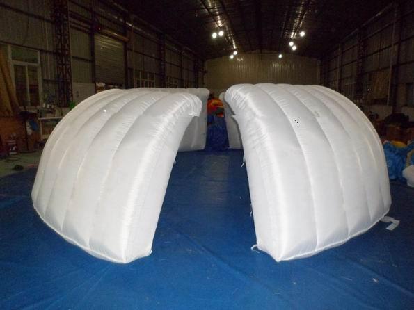 Quality Inflatable Exhibition Clamshell building dome for sale