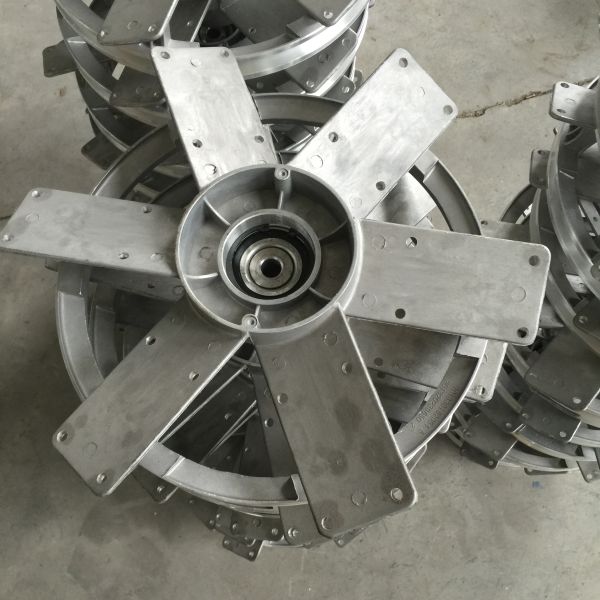 exhaust fan part: Push-pull aluminum wheel