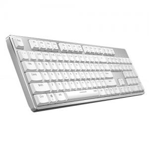 China Bluetooth Mechanical Gaming Keyboard , White Gaming Keyboard With Portable Design on sale