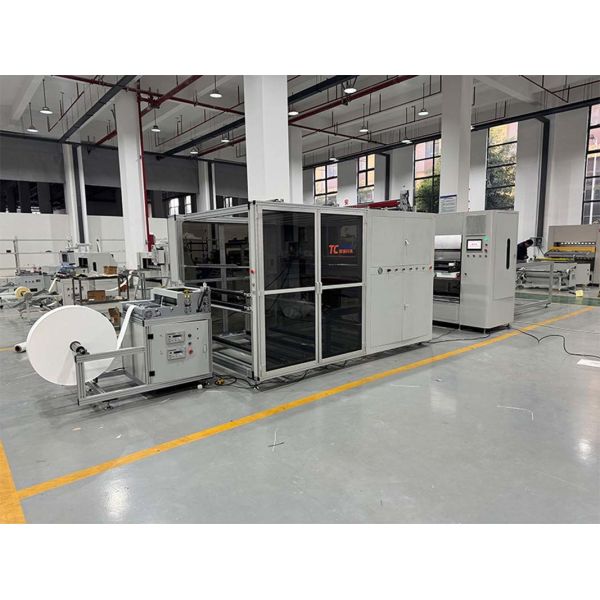 PLC Controlled Modular Fiberglass Filter Folding Production Line for Industrial Ventilation Systems With Flexible Customization