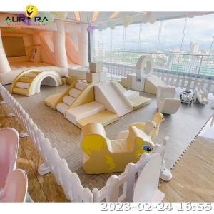 Wholesale Kids Soft Play Equipment White Indoor Outdoor Rental Hire  Climbing Tunnel from china suppliers