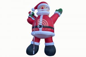 Wholesale Giant Inflatable Santa Claus Suitable Christmas Inflatable Cartoon Decorations from china suppliers