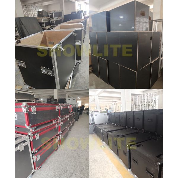 Heavy Duty Aluminum Frame Lighting Flight Case Easy Locking High Strength
