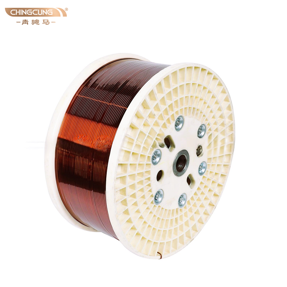 Buy cheap QZYB-2/180 Polyesterimide Enameled Rectangular Copper Winding Wire from wholesalers