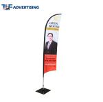 Promotion Custom Flag Banners Extensive Waterproof Washable Glossy Surface