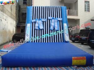 China PVC Tarpaulin Inflatable Sports Games , Velcro Sticky Walls on sale