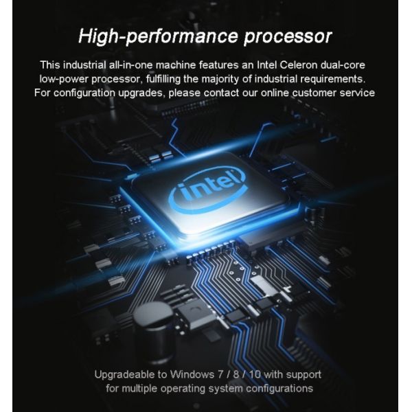 Hot Selling High Resolution Capacitive Touch Screen 15 Inch Embedded Industrial Computer in Stock