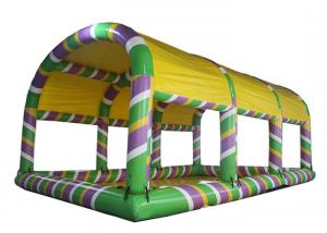 China Big Inflatable Swimming Pool With Tent , Airtight  0.6mm PVC Inflatable Pool on sale