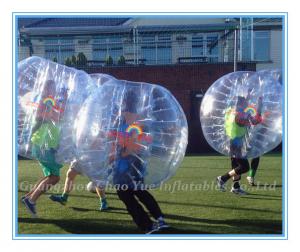 China Body Inflatable Bumper Ball Games , inflatable hamster ball for humans(CY-M2726) on sale