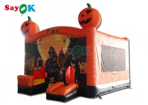 Wholesale Commercial Haunted Halloween Inflatable Bounce House Castle Slide  15.7x15.7x16.4ft from china suppliers