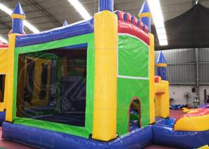 China Commercial Inflatable Jumping Castle / Inflatable Water Slides Bounce House Combos on sale
