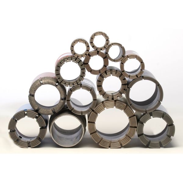 NMLC/HMLC Natural Diamond Surface Set Core Drill Bits with Fast Penetration Rate