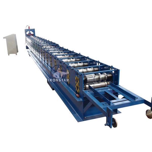 “Ironstar Automatic K Style Gutter Roll Forming Machine for Aluminium and Galvanized Steel Sheet”