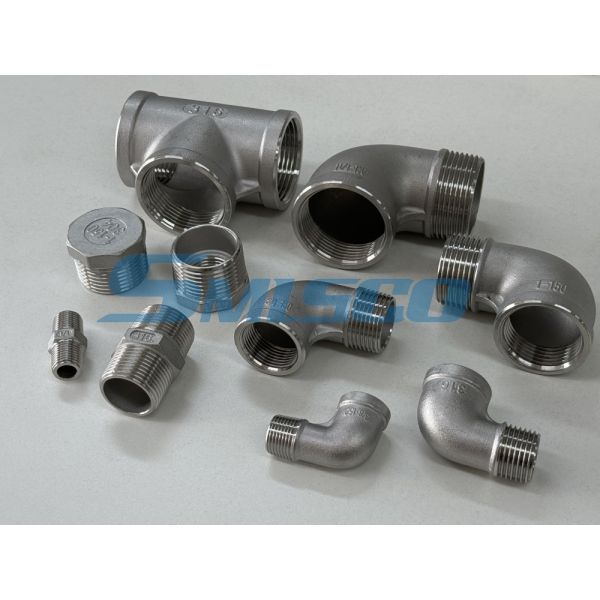 316 Casting Hex Nipple with BSP Threaded Connection