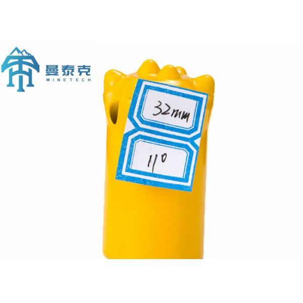 6buttons 11degree Tapered Button Rock Drill Bits , 32mm Mining Drill Bits