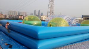 Wholesale 0.9 mm PVC Tarpaulin Inflatable Swimming Pools 1.3 m Pipe Diameter For Amusement from china suppliers