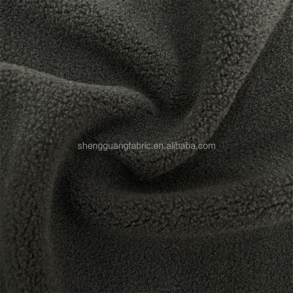 Customized Color Polar Fleece Fabric For Garments Soft Comfortable Direct Supply