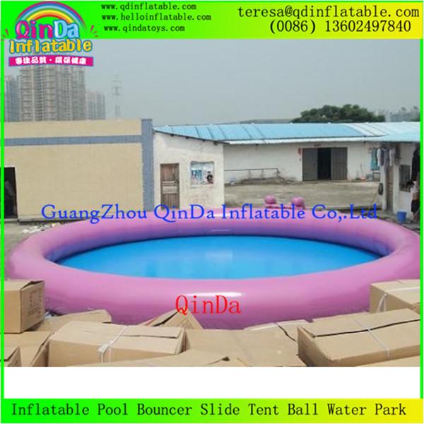 Quality Wholesale Best Selling Large Inflatable Swimming Pool For Family Games 0.9mm PVC for sale