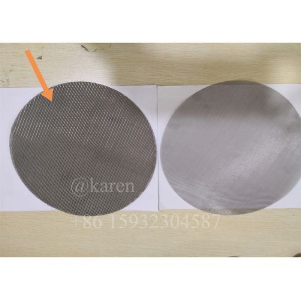 Plain Weave Dutch Weave Screens Filter Mesh Disc For Recycle Plastic Pellets Machine