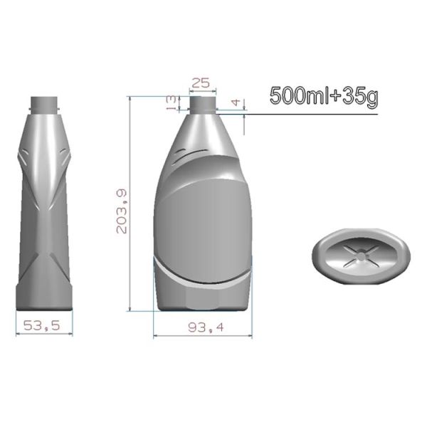 Bottle Neck Diameter mm 400 mm Fully Automatic Stretch Blow Moulding Machine 4 Cavity