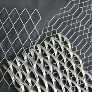 China Stainless Steel Expanded Wire Mesh Sheet Polished Surface Air Filter Panel on sale