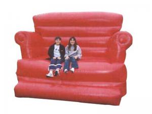 China Large Red Design Advertising Inflatable Sofa Furniture , Inflatable Couch Furniture on sale