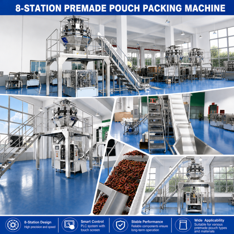 Fully Automatic Multi Head Weigher Rotating Balloon Packing Machine