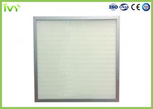 Wholesale HVAC HEPA Clean Room Air Filter Mini Pleated 0.3 Um Porosity from china suppliers