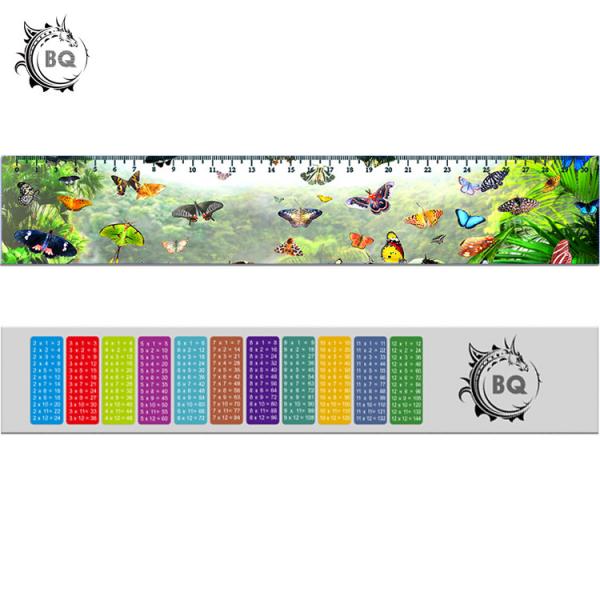 Custom 3D Stationery Lenticular Ruler With Logo Promotional Gift