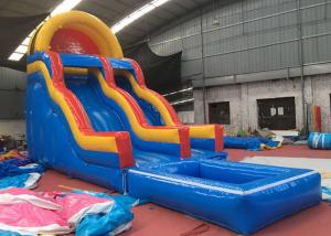 Wholesale Durable Kids Blow Up Water Slide / Eco - Friendly Portable Inflatable Water Slides from china suppliers