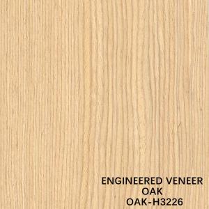 Wholesale Copy White Oak Straight Wood Grain H3226 Man Made Wood Veneer For Wall Covering Fsc from china suppliers