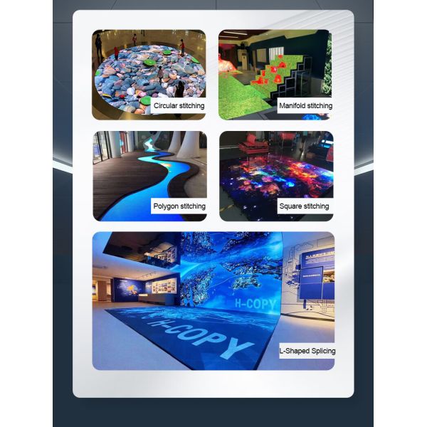 Shopping Mall Sensor Interaction Floor Standing Touch Stage LED Screen Dance Floor LED Display