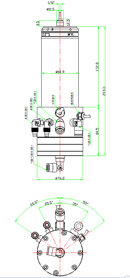Low Static 0.85kw 200k Rpm Cnc High Speed Spindle For Pcb Precision Drilling