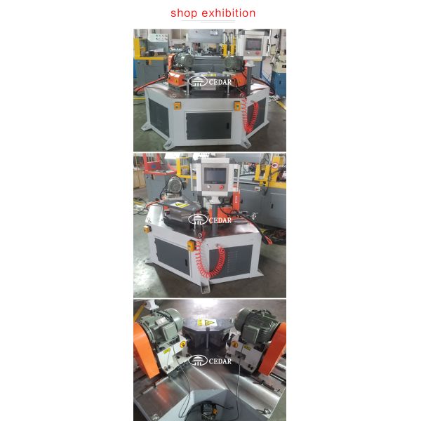 90 Degree Elbow CNC Automatic Double Head Chamfering Machine