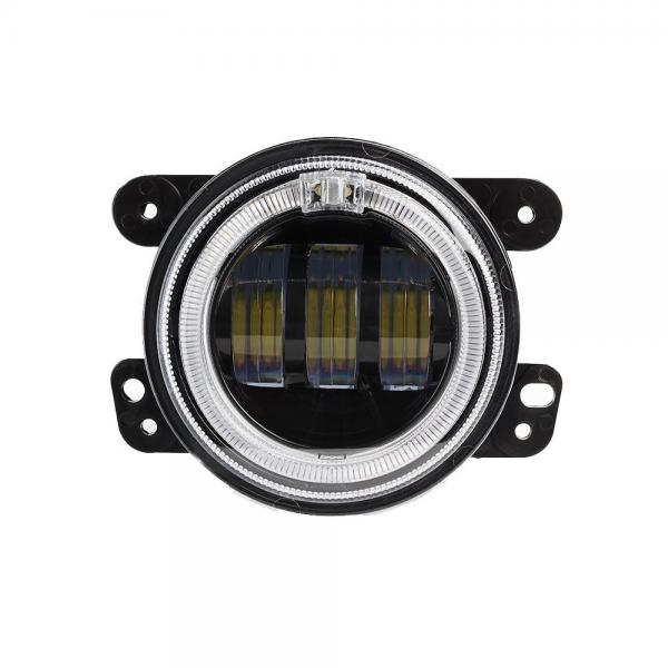 Quality 4 inch 30 W 2400LM Car LED Fog Lights With Halo Ring DRL for jeep wrangler JK for sale