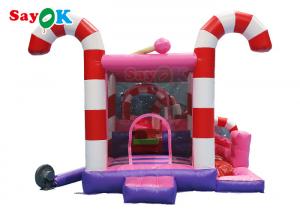 Wholesale Silk Printing Candy Inflatable Slide Bounce Two In One Inflatable Toys from china suppliers