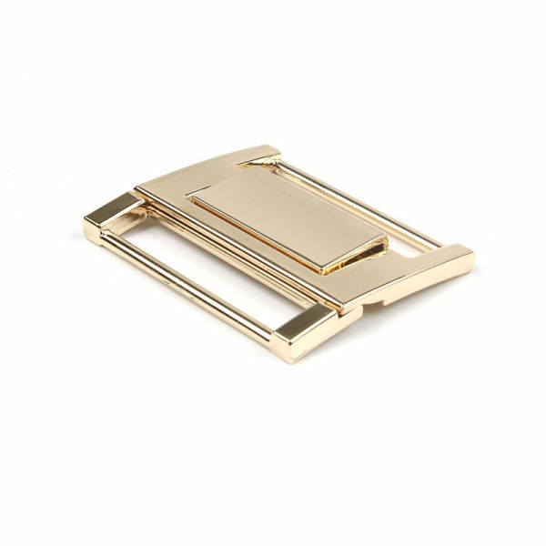 Belt Hardware Fitting 45mm Inner Size Zinc Alloy Interlocking Waist Belt Buckles