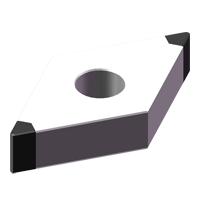 Wiper PCBN Turning Inserts / Heat Resistant Alloys Carbide Turning Tools
