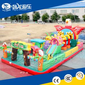 China big new kids inflatable bouncer with slide, inflatable eagle plan on sale